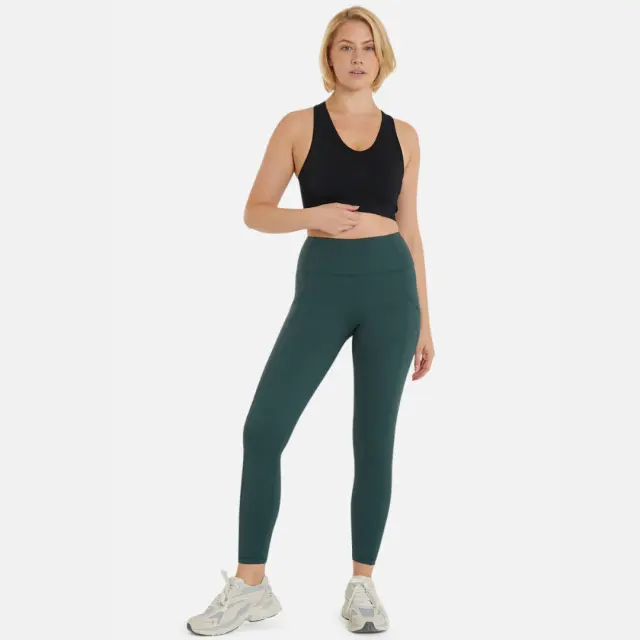 Elevate Gym Leggings - Forest Green