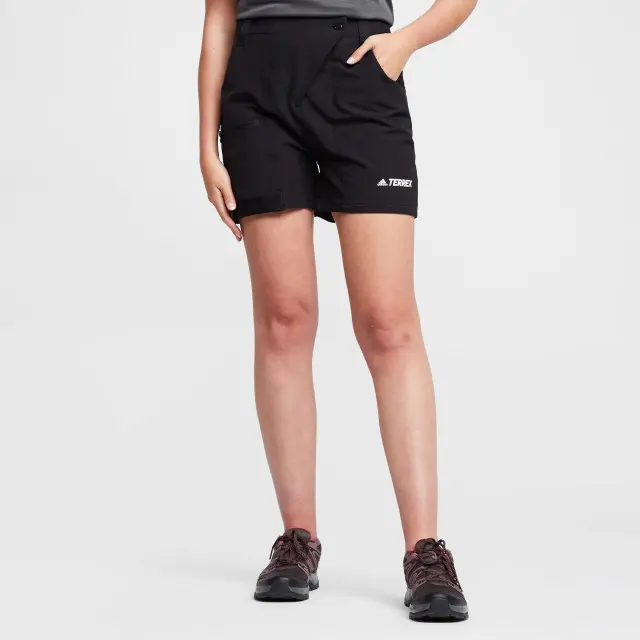 adidas Terrex Women's Zupahike Hiking Shorts, Black