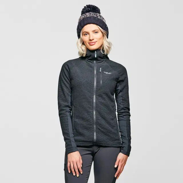 Rab Women's Capacitor Hoodie, Dark Grey