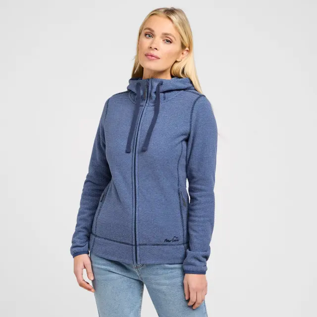 Peter Storm Women's Full-Zip Hooded Stretch Fleece