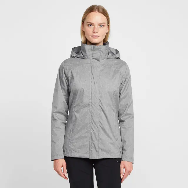 Peter Storm Women's Glide Marl Waterproof Jacket, Grey