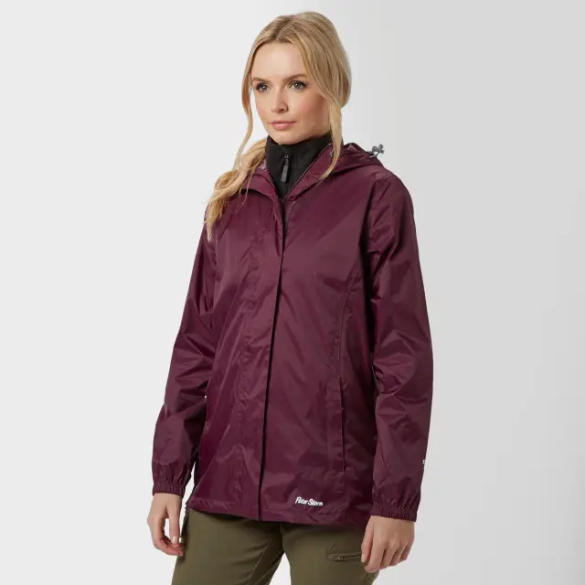 Peter Storm Women's Packable Hooded Jacket, Purple