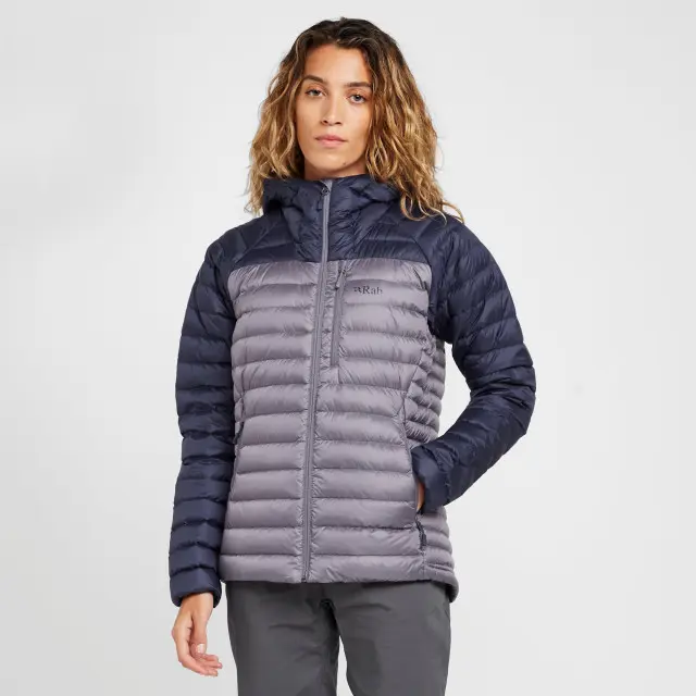 Rab Women's Microlight Alpine Down Jacket, Grey