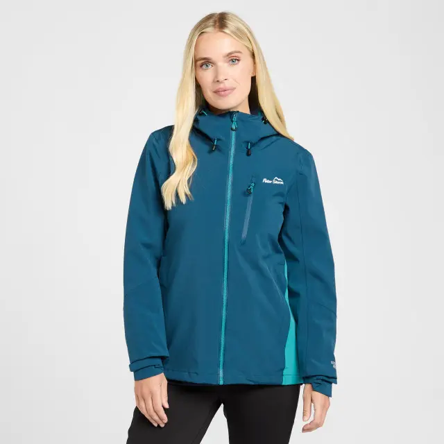 Peter Storm Women's Malham Stretch Waterproof Jacket, Blue