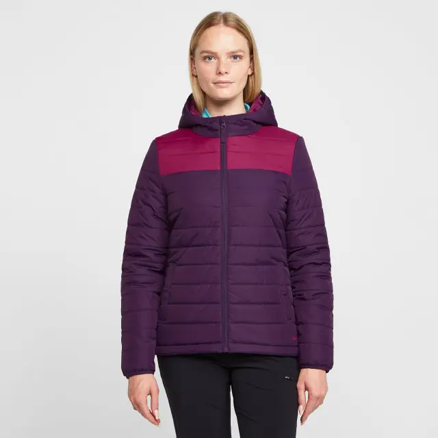 Peter Storm Womens Blisco II Hooded Jacket Purple/Pink, Purple