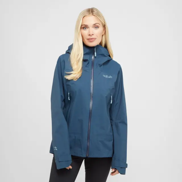 Rab Women's Firewall Light Waterproof Jacket, Navy