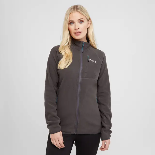 Pockets For Women Women s Hartsop Polartec Full Zip Fleece Grey