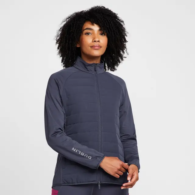 Dublin Women's Ellen Combination Puffer Jacket, Navy