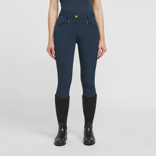 Aubrion Women's Thompson Knee Patch Breeches, Navy