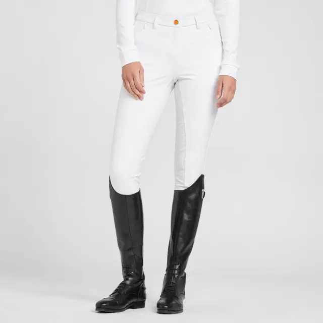 Aubrion Women's Chapman Full Seat Breeches White, White