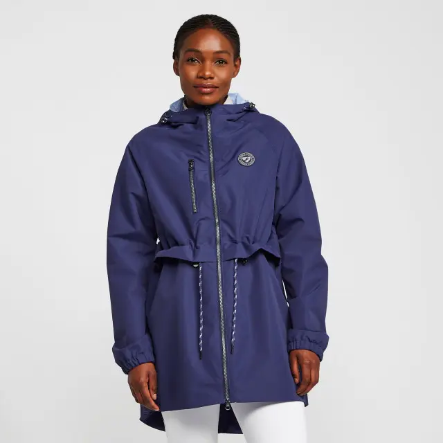 Aubrion Women's Hackney Rain Jacket, Navy