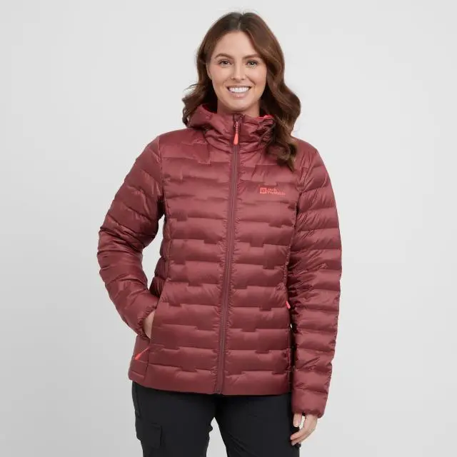 Jack Wolfskin Women's Passamani Down Jacket, Red