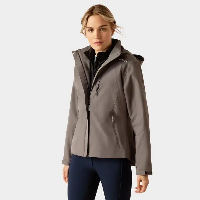 Ariat Womens Coastal Waterproof Jacket, Grey
