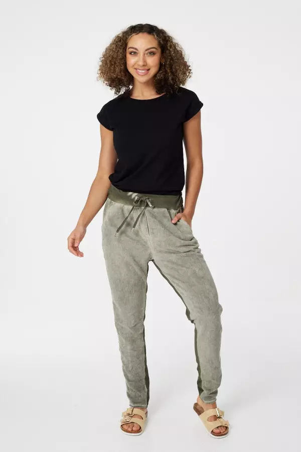 Two Tone Relaxed Trousers