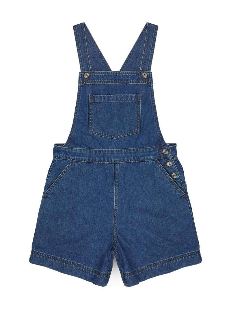 UTILITY DUNGAREE SHORTS