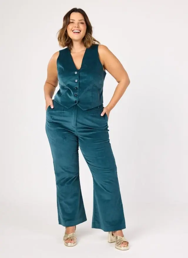 Joanie Clothing Richmond Corduroy Flared Trousers