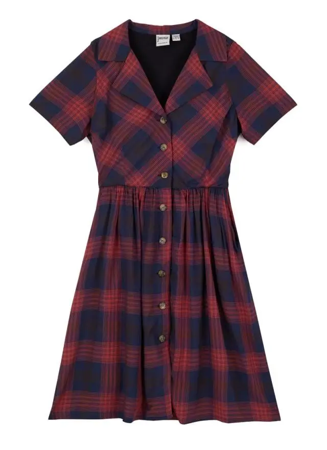 Joanie Clothing Pepita Check Print Shirt Dress 