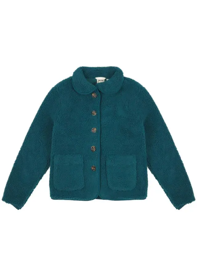 Joanie Clothing Yorkie Penny Collar Sherpa Fleece 