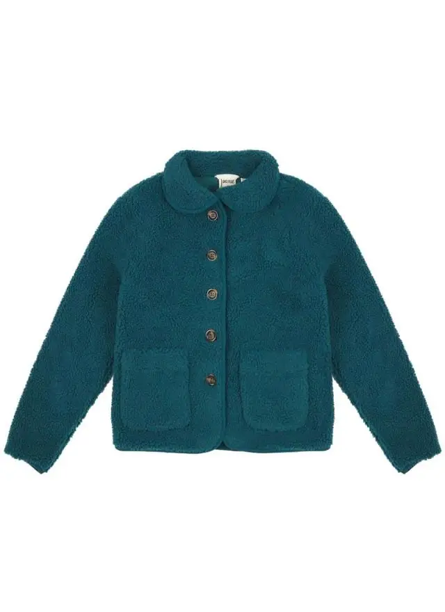 Joanie Clothing Yorkie Penny Collar Sherpa Fleece 