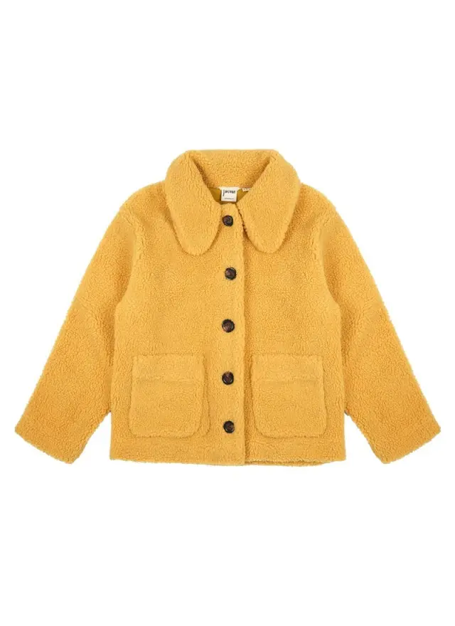 Joanie Clothing Penelope Teddy Bear Fleece Coat 