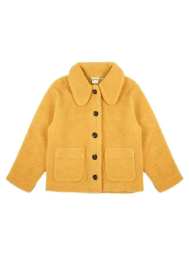 Joanie Clothing Penelope Teddy Bear Fleece Coat 