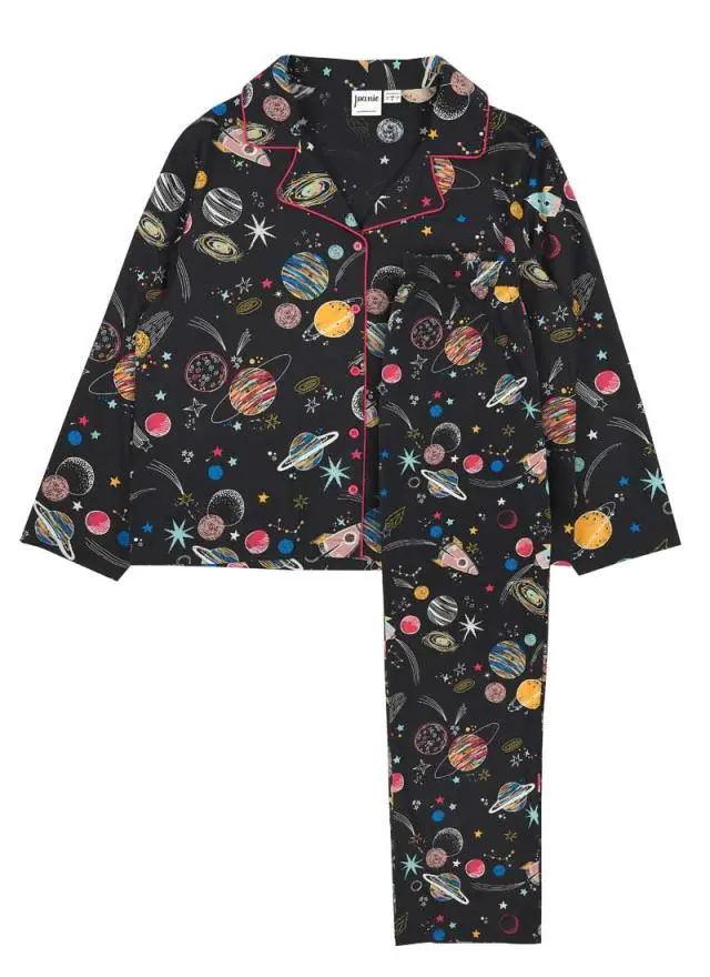 Joanie Clothing Ernie Space Print Pyjamas 