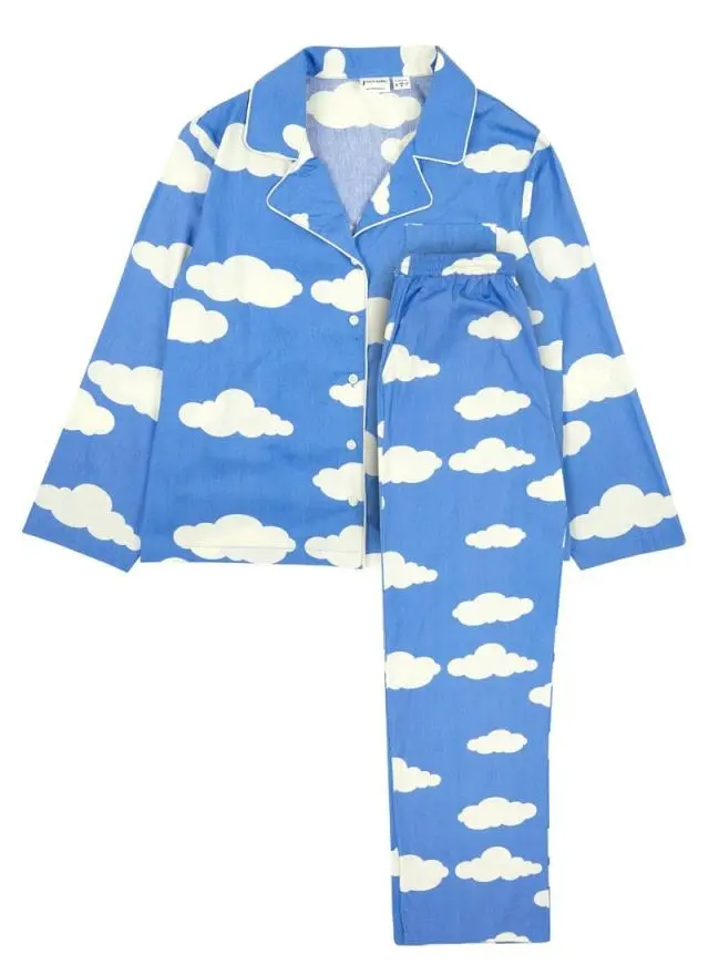 Joanie Clothing Ernie Cloud Print Pyjamas 