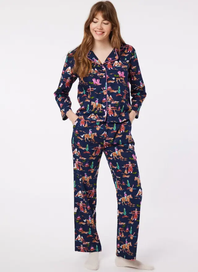 Joanie Clothing Ernie Cowgirl Print Pyjamas 