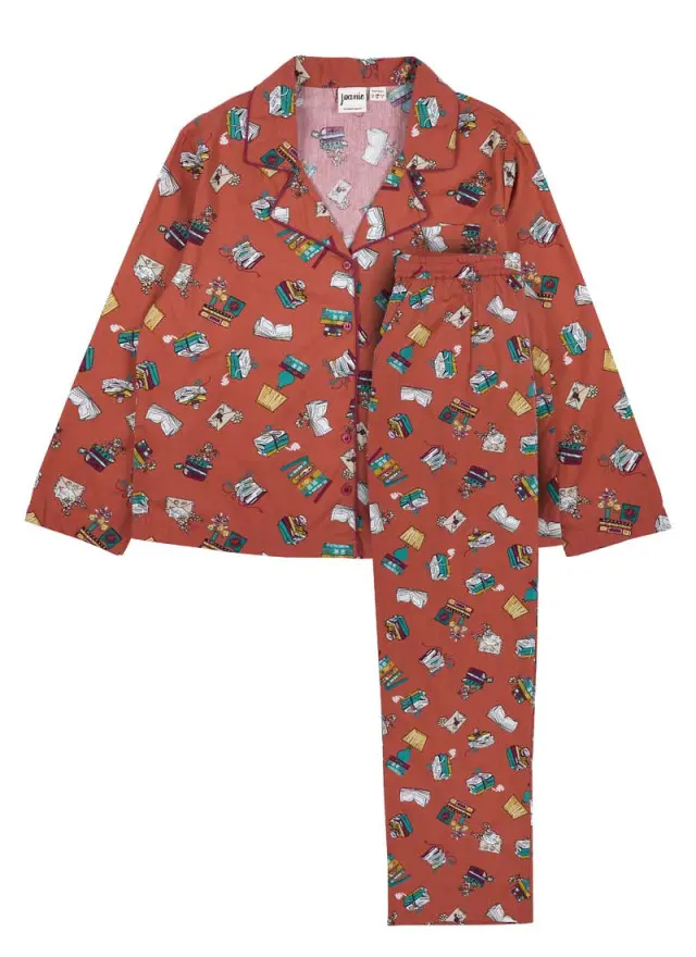 Joanie Clothing Ernie Book Print Pyjamas 