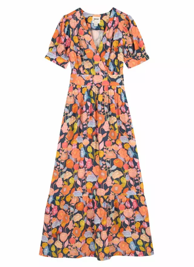 Joanie Clothing Albertine Wonderland Floral Print Midaxi Dress 