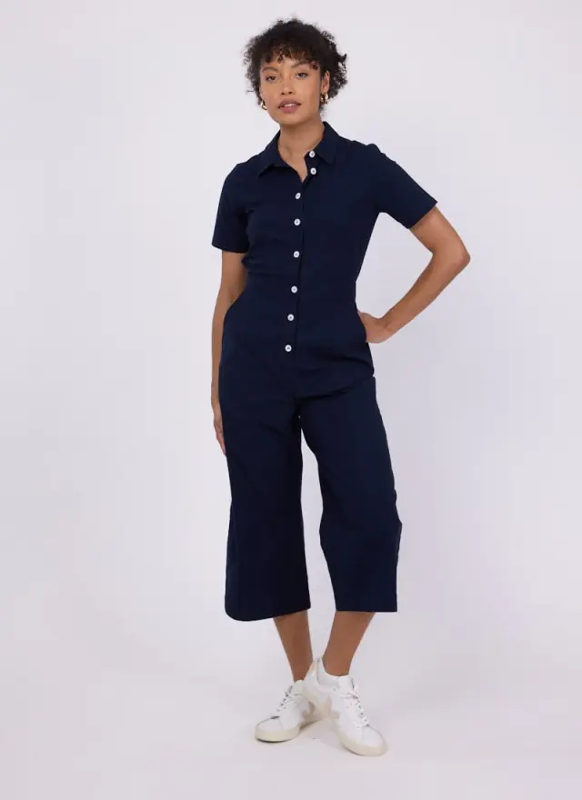 Joanie Clothing Amani Short Sleeve Button