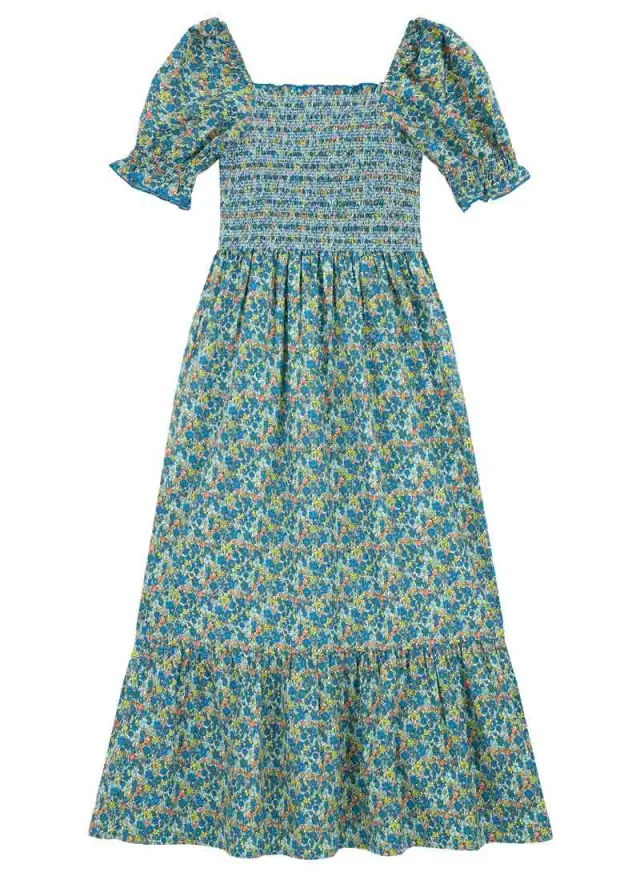Joanie Clothing Edelweiss Square Neck Ditsy Floral Midaxi Dress 