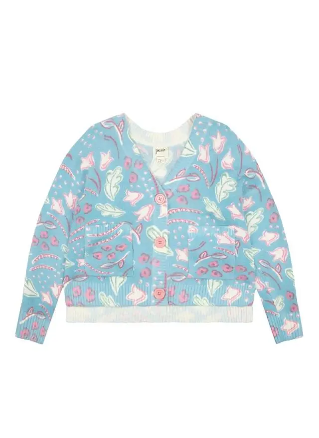 Joanie Clothing Kirk Bloomsbury Print Cardigan 