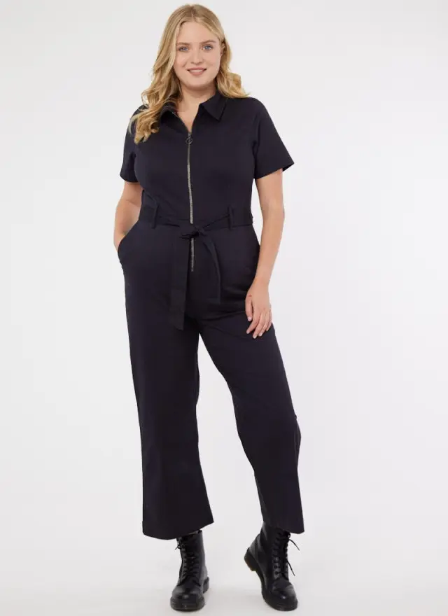 Joanie Clothing Mork Short Sleeve Boilersuit 