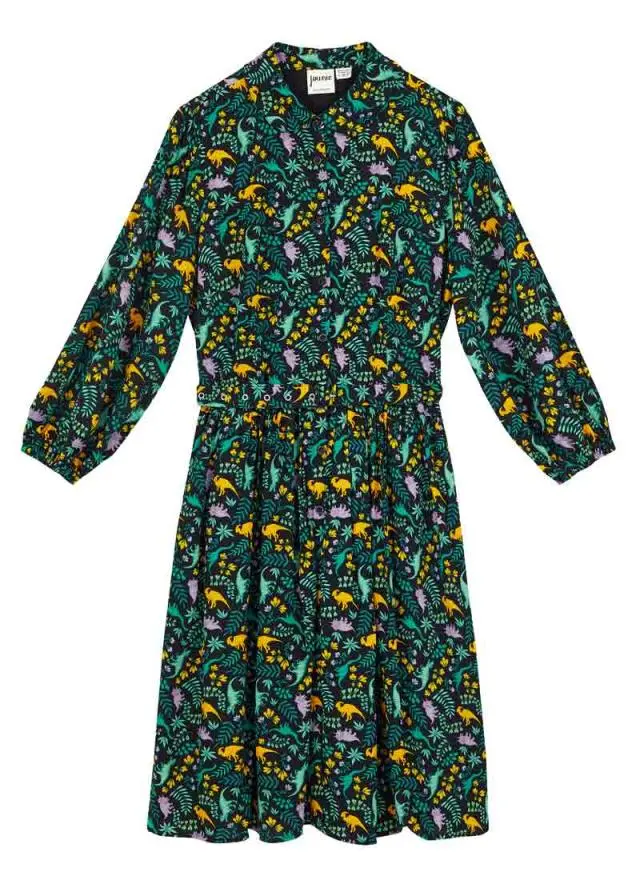 Joanie Clothing Andi Dinosaur Print Dress 