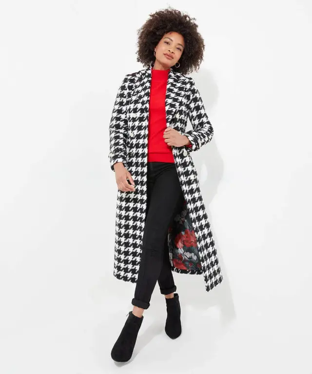 Joe Browns Darling Dogstooth Coat