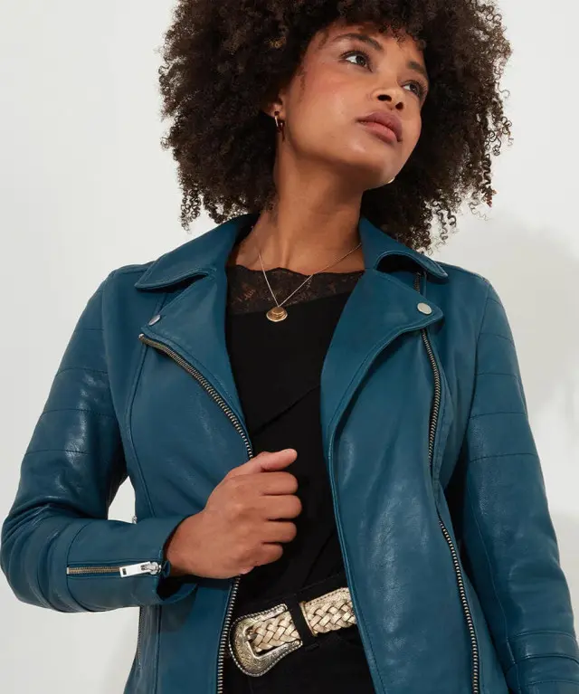 Joe Browns Classic Leather Biker Jacket