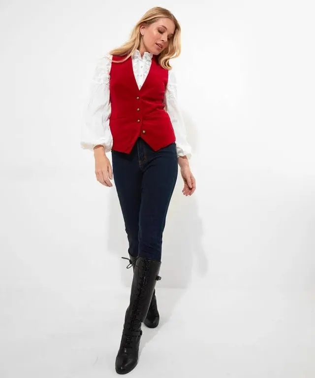 Joe Browns Charming Velvet Waistcoat