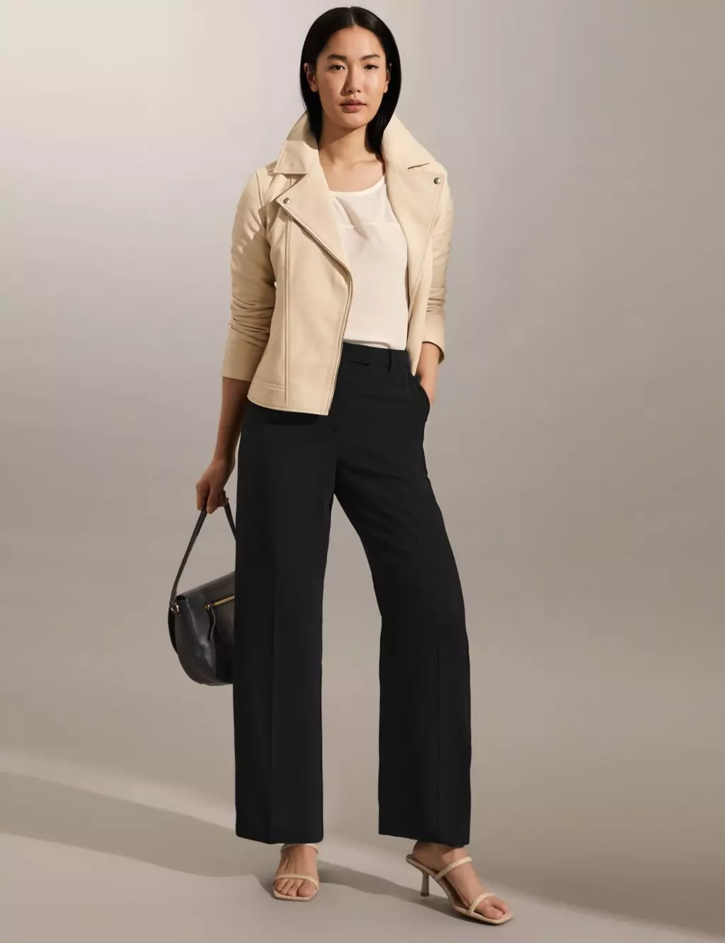 Tailored Fit Pure Wool Trousers | JAEGER | M&S | Wool trousers, Trousers,  Girls nightwear