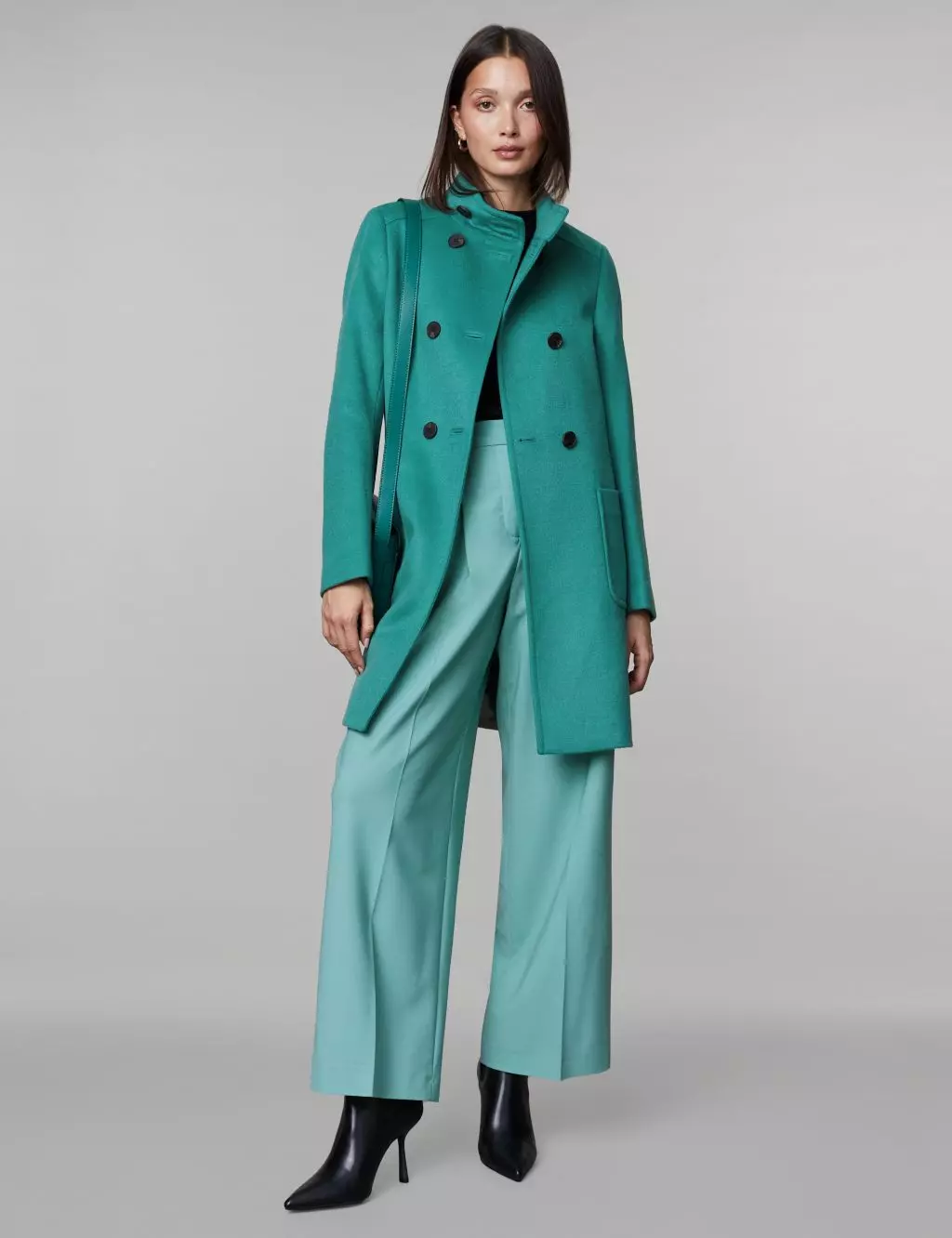 Jaeger wool store trench coat