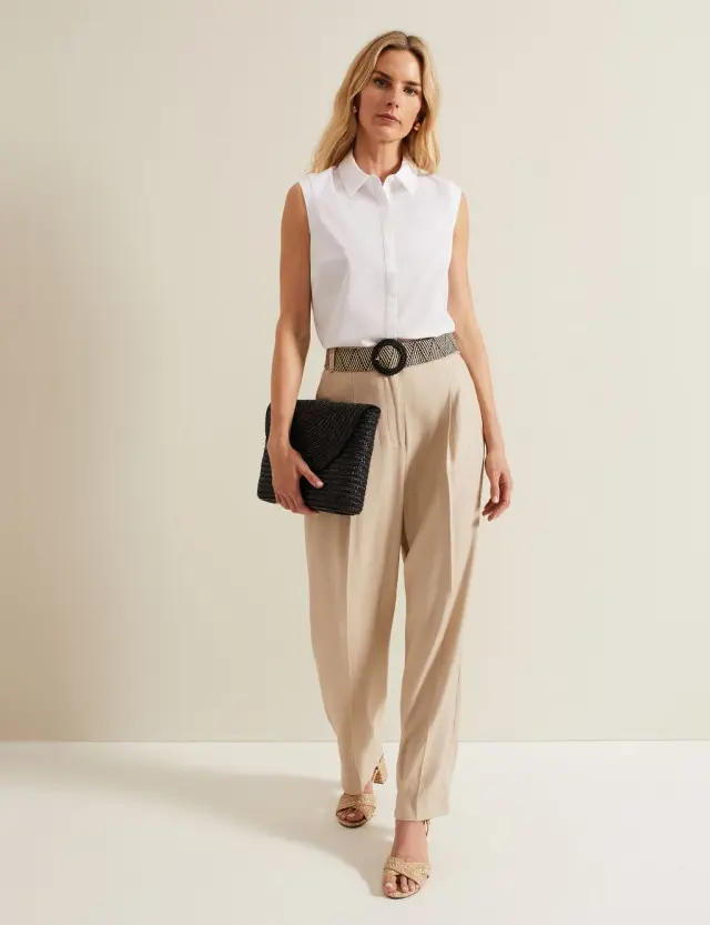 Phase Eight Women's Pleat Front Trousers 