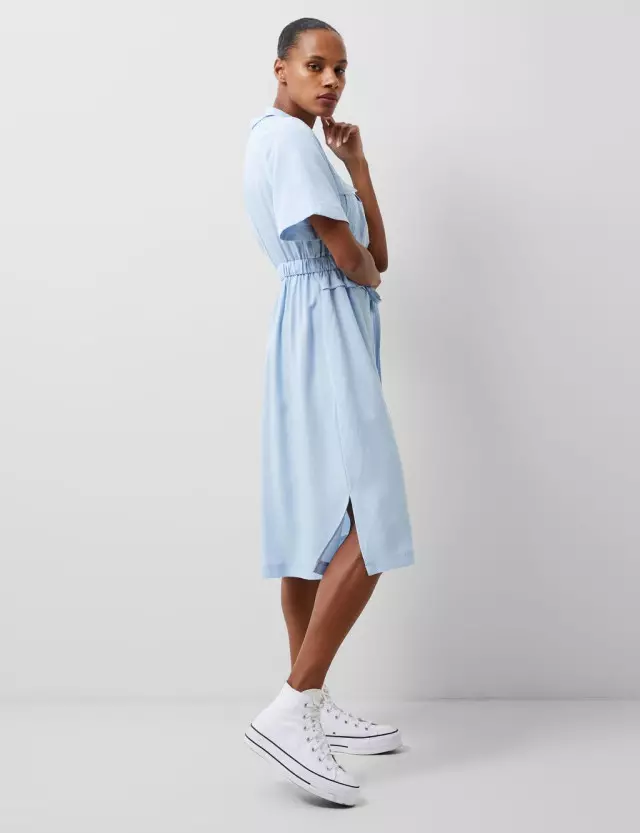 French Connection Women's Pure Lyocell™ Midaxi Shirt Dress 