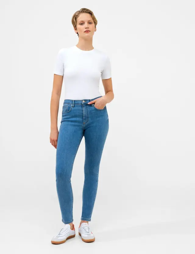 French Connection Women's High Waisted Skinny Jeans 