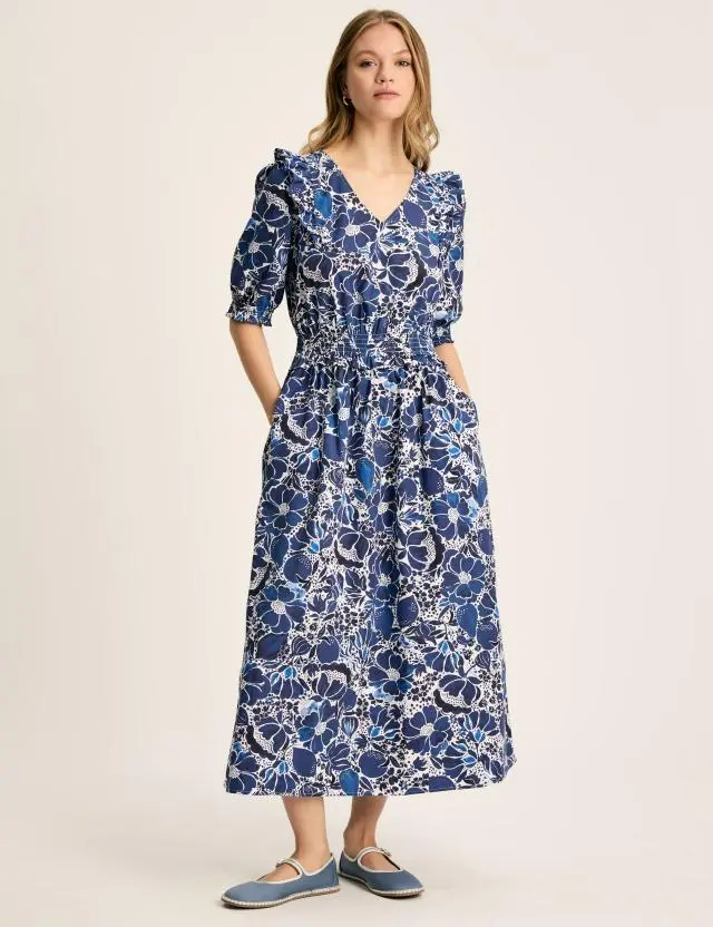 Joules Women's Pure Cotton Floral V