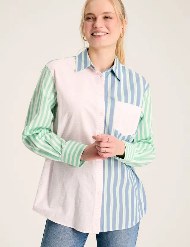 Joules Women's Pure Cotton Striped Shirt 