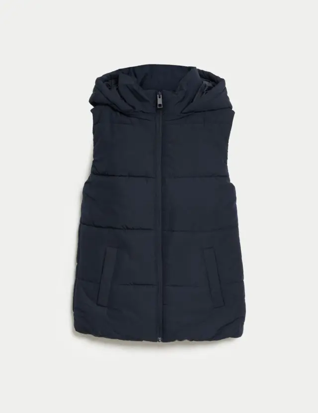 M&S Women's Thermowarmth™ Hooded Puffer Gilet 