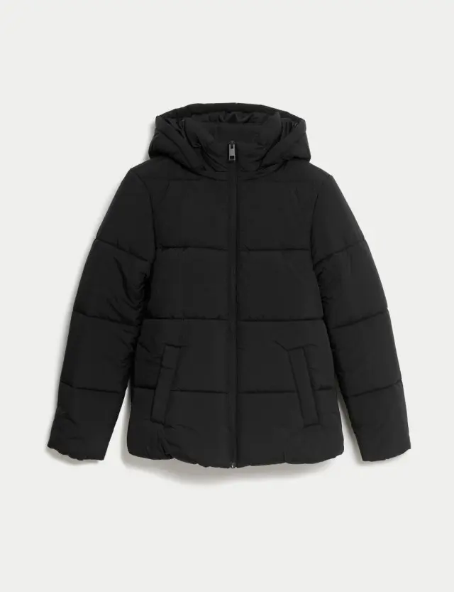 M&S Women's Thermowarmth™ Textured Quilted Puffer Jacket 