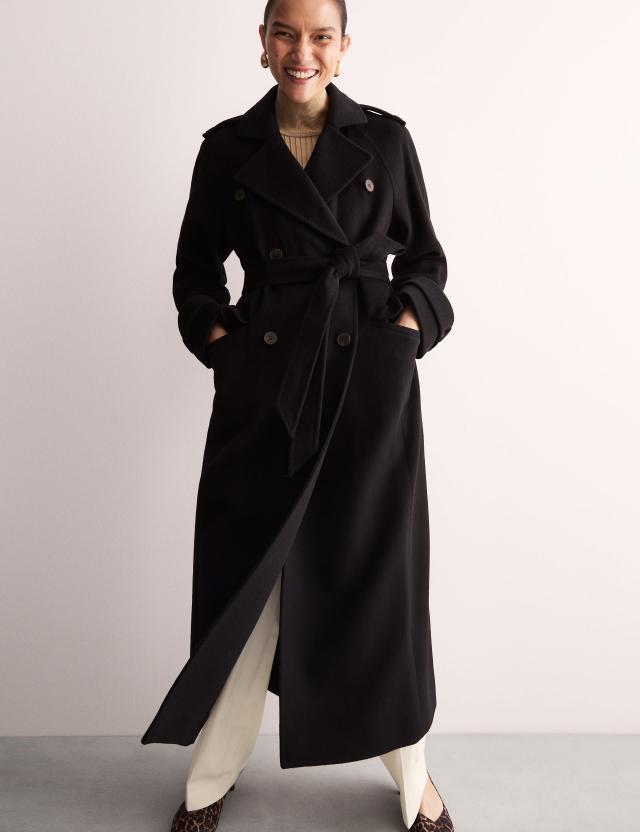 Jaeger Women's Pure Wool Wrap Coat 