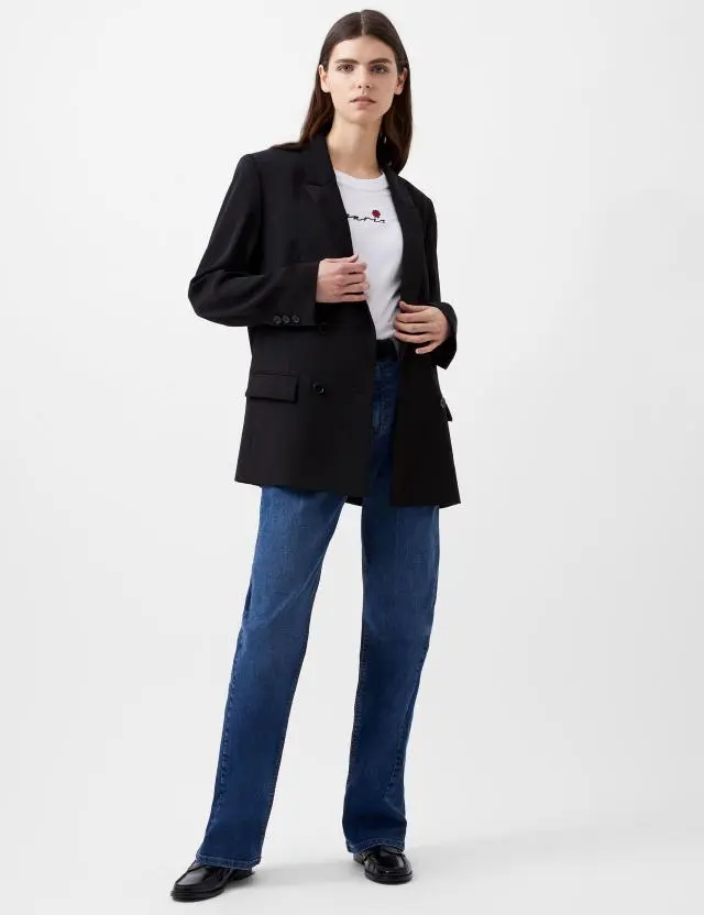 French Connection Women's Double Breasted Blazer 