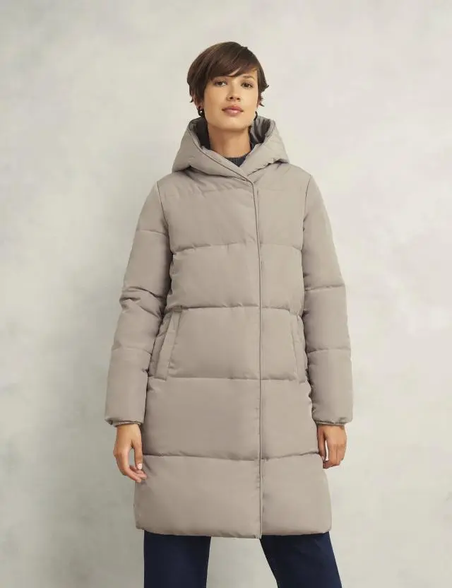 Hobbs Women's Padded Hooded Longline Puffer Coat 